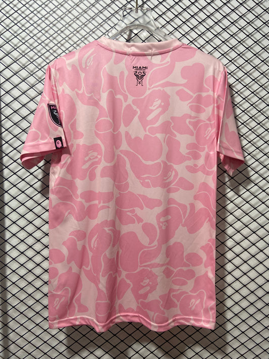 Maillot Bape x Inter Miami Fc Rose